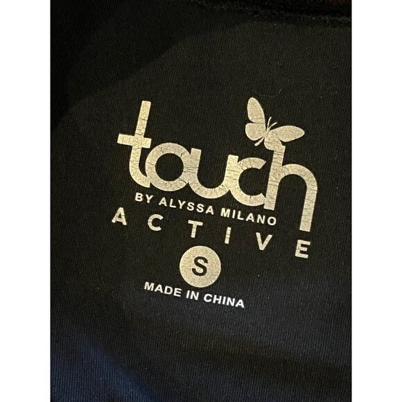 Touch By Alyssa Milano Active Black Sleeveless Angels Baseball Tank Top Size‎ S - Picture 8 of 11